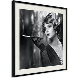 Arkiio Affisch Lady with Cigarette [Poster] 20x20 Poster